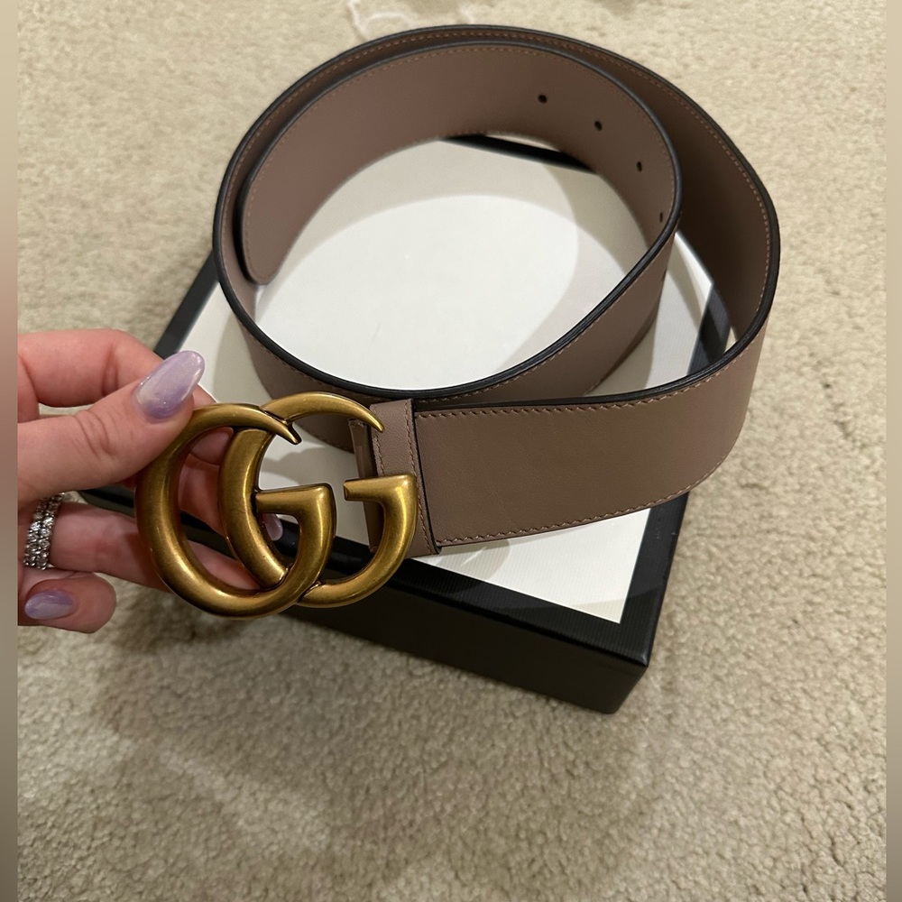 100 percent authentic Gucci Marmont belt size 75